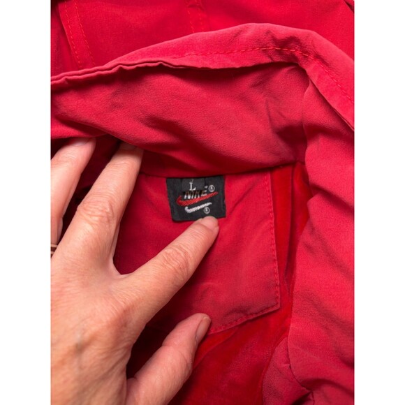 Vintage Nike Red Tag Windbreaker Jacket 90s Swoosh Logo Broken Zipper Men’s M - Picture 5 of 9
